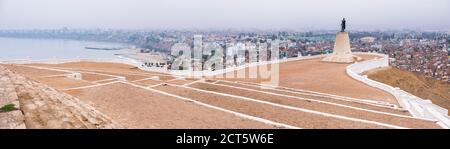 Lima vom Cerro San Cristobal aus gesehen, Provinz Lima, Peru, Südamerika Stockfoto