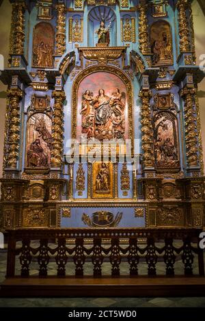 Basilika Kathedrale von Lima innen, Plaza de Armas (Plaza Mayor), Lima, Lima Provinz, Peru, Südamerika Stockfoto