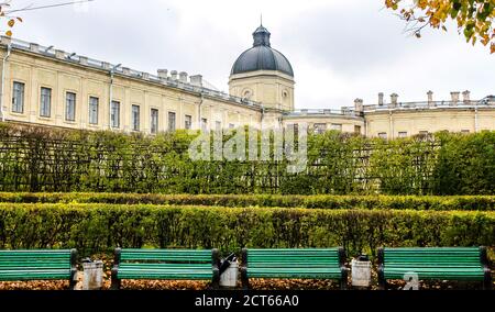 Der große Gattschina-Palast, Gattschina, Leningrad Oblast, Russland. Stockfoto