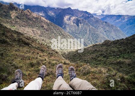 Inka Trail Tag 3, Cusco Region, Peru, Südamerika Stockfoto