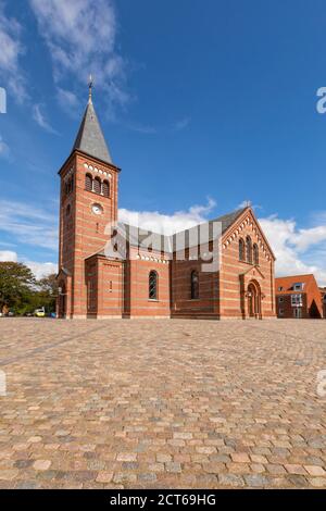 Kirche unseres Erlösers oder vor Frelsers Kirke in Esbjerg, Dänemark Stockfoto