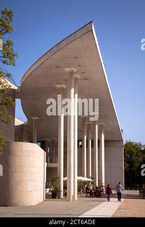 Das Kunstmuseum Bonn vom Architekten Axel Schultes, Nordrhein-Westfalen, Deutschland. Kunstmuseum Bonn, Museumsmeile, Architekt Axel Schultes, Nordrhein-W. Stockfoto