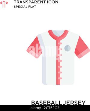 Vektorsymbol Baseball-Trikot. Flache Illustration. Vektor EPS 10. Stock Vektor
