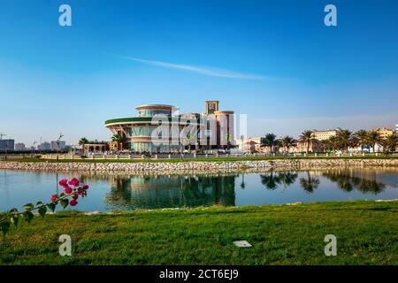 Wundervolle Morgenansicht in Al khobar Corniche - Al-Khobar, Saudi Arabien. Stockfoto