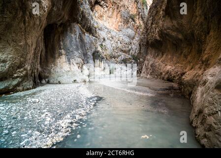 Saklikent Gorge, Saklikent Nationalpark, Fethiye Provinz, Lykien, Anatolien, Türkei, Osteuropa Stockfoto