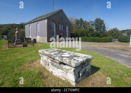 Rhydwilym Baptist Chapel in der Gemeinde Llandysilio West, Pembrokeshire, Wales. Stockfoto