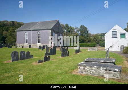 Rhydwilym Baptist Chapel in der Gemeinde Llandysilio West, Pembrokeshire, Wales. Stockfoto