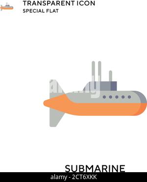U-Boot-Vektor-Symbol. Flache Illustration. Vektor EPS 10. Stock Vektor