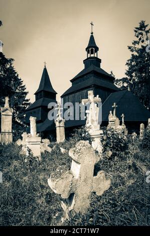 Alter Friedhof Stockfoto
