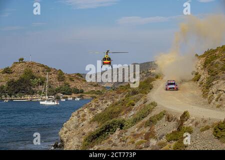 11 NEUVILLE Thierry (Bel), GILSOUL Nicolas (Bel), Hyundai i20 Coupe WRC, Hyundai Shell Mobis WRT, Aktion während der Rallye Türkei 2020, 5. Runde Stockfoto