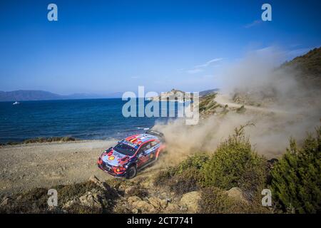 11 NEUVILLE Thierry (Bel), GILSOUL Nicolas (Bel), Hyundai i20 Coupe WRC, Hyundai Shell Mobis WRT, Aktion während der Rallye Türkei 2020, 5. Runde Stockfoto