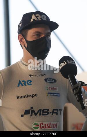 SUNINEN Teemu (FIN), Ford Fiesta WRC, M-Sport Ford WRT, Portrait während der Rallye Türkei 2020, 5. Lauf der FIA WRC Meisterschaft 2020 ab September Stockfoto