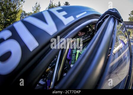 DORAN Liam (GBR), Monster Energy GCK RX Cartel (FRA), Renault Megane RS, Portrait während der Neste World RX von Riga-Lettland, 6. Runde der FIA 2020 Stockfoto