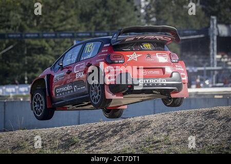 Projekt E, RAYMOND Cyril (FRA), Team Stard (AUT), Ford Fiesta, Aktion während der Neste World RX von Riga-Lettland, 6. Runde der FIA World Rallyc 2020 Stockfoto