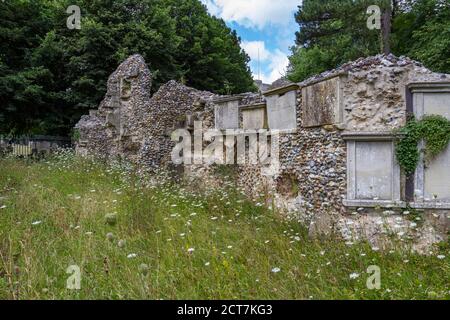 The Charnel House, Bury St Edmunds, Cathedral Grounds, St Edmundsbury Cathedral, Suffolk, Großbritannien. Stockfoto