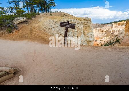 Inspiration Point Aussichtspunkt im Bryce Canyon National Park in Utah Stockfoto