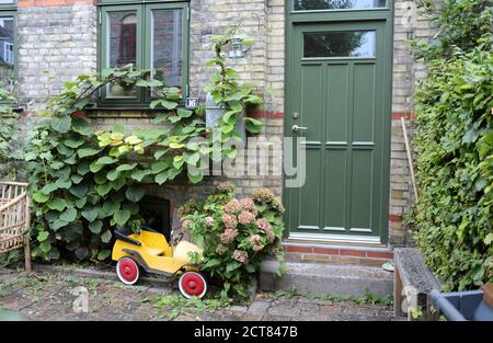 Humleby sozialer Wohnungsbau in Kopenhagen Stockfoto