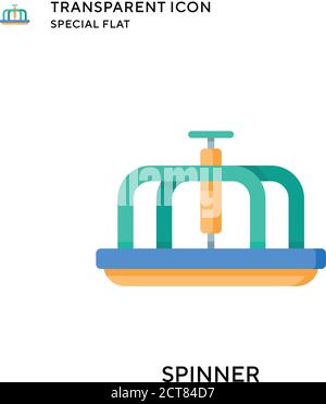 Symbol für den Drehungsvektor. Flache Illustration. Vektor EPS 10. Stock Vektor