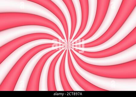 Erdbeere Candy Muster Abstrakter Hintergrund. Vektorgrafik Stock Vektor