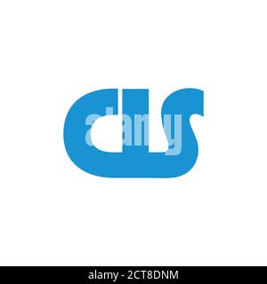 Buchstabe c l s geometrisches Symbol Logo Vektor Stock Vektor