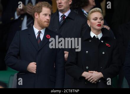 PRINZ HARRY UND PRINZESSIN CHARLENE VON MONACO England / Südafrika Copyright Bild : © Mark Pain / Alamy Stockfoto