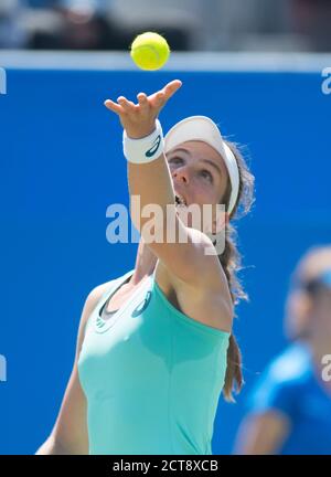 JOHANNA KONTA JOHANNA KONTA / KAROLINA PLISKOVA DAMEN HALBFINALE -AEGON INTERNATIONAL EASTBOURNE. BILDNACHWEIS : © MARK PAIN / ALAMY Stockfoto