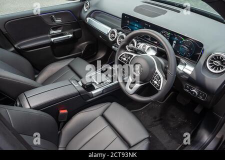 Hongkong, China 21. Mai 2020 : Mercedes-Benz GLB Interior 21 2020. Mai in Hongkong. Stockfoto