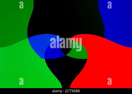 Textur wirbeln wirbeln Hintergrund mit Copy Space Banner Werbung Illustration Abstrakte Hypnotik psychedelische mehrfarbige gewellte Textur Muster Stockfoto