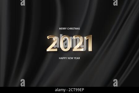 Frohes neues Jahr 2021 Banner Stock Vektor