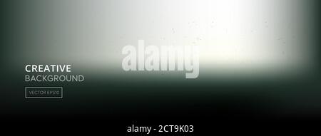 Dunkelschwarz geheimnisvolle Gradienten Grunge abstrakt Banner Hintergrund mit Staub Flecken Stock Vektor