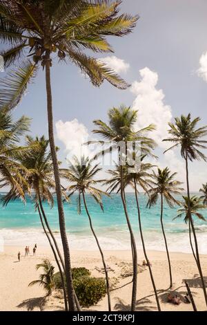Karibik, Antillen, kleine Antillen, Barbados, Bottom Bay beach Stockfoto