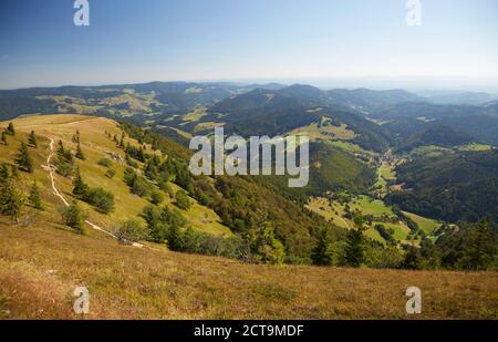 Deutschland, Baden-Württemberg, Schwarzwald, Blick vom Belchen Stockfoto