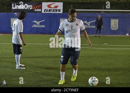 Rom, Italien. September 2020. Für Menicucci - Totti beim Super Cup Finale Lega calcio 8 Kredit: Unabhängige Fotoagentur/Alamy Live Nachrichten Stockfoto