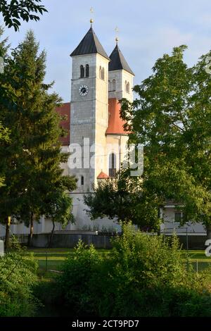 Deutschland, Bayern, Pfoerring, Pfarrer der Kirche St. Leonhard Stockfoto