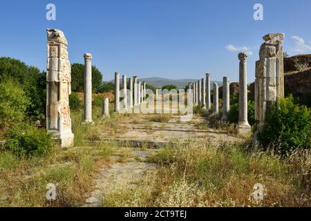 Türkei, Caria, antike Tetrapylon am archäologischen Standort von Aphrodisias Stockfoto