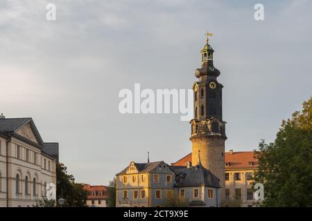 Herzogin Anna Amalia Bibliothek am Platz der Demokratie in Weimar Stockfoto