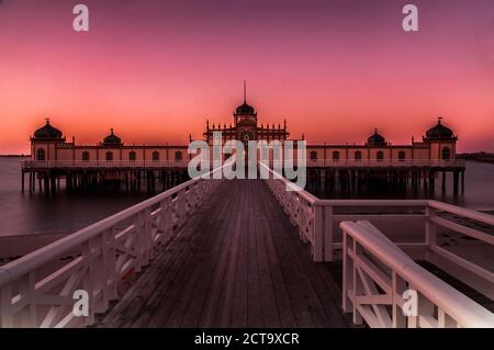 Ein cooles Gebäude in varberg in schweden Stockfoto