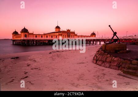 Ein cooles Gebäude in varberg in schweden Stockfoto