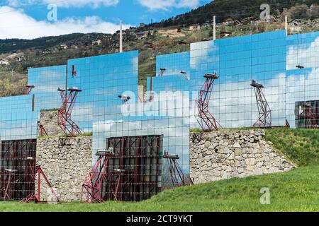 Frankreich, Pyrenées-Orientales, Solarschmiede vier solaire d'Odeillo in Font-Romeu-Odeillo-Via Stockfoto