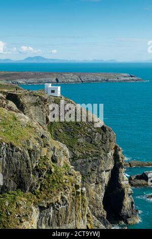 Großbritannien, Wales, Anglesey, heilige Insel, Klippe Küste von South stack Stockfoto