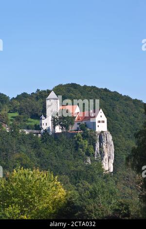 Deutschland, Bayern, Blick auf Burg Prunn Stockfoto
