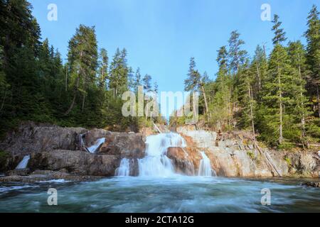 Kanada, Vancouver Island, Myra Fälle Stockfoto