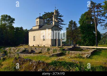 Montenegro, Cetinje, historische Cipur Kirche Stockfoto