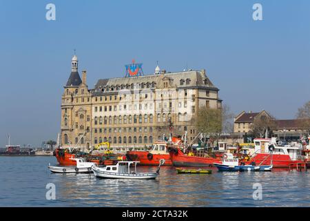 Türkei, Istanbul, Kadikoey, Haydarpasa Bahnhof Stockfoto