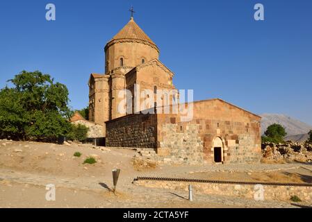 Türkei, Provinz Van, Akdamar Insel Akdamar Insel, Kirche des Heiligen Kreuzes Stockfoto