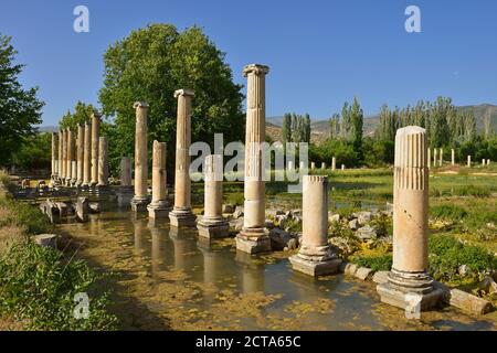 Türkei, Aydin Provinz, Caria, antike Agora Tiberius auf dem archäologischen Gelände von Aphrodisias Stockfoto