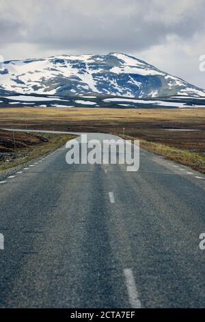 Schweden, Vilhelmina, Vildmarksvaegen am Stekenjokk plateau Stockfoto