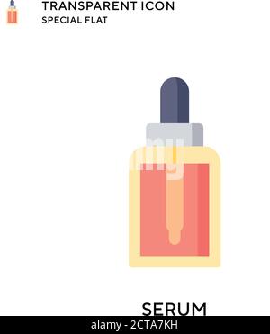 Serumvektor-Symbol. Flache Illustration. Vektor EPS 10. Stock Vektor