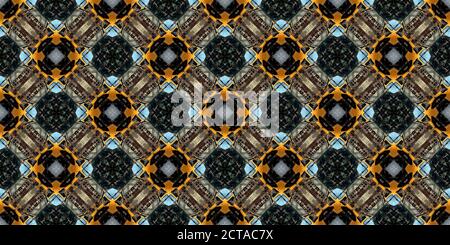 Textil-Craft-Elemente nahtlose abstrakte Muster mit echter Textur Stockfoto