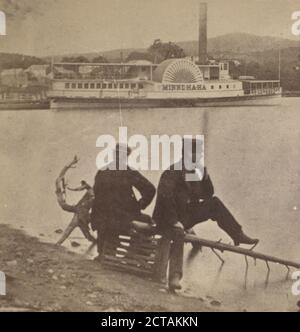 Steamboat 'Minne-ha-ha' Landung., New York (Staat), George, See (N.Y. : See Stockfoto